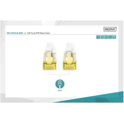 Digitus Netzwerkkabel (S/FTP, CAT6a, 30 m), Netzwerkkabel