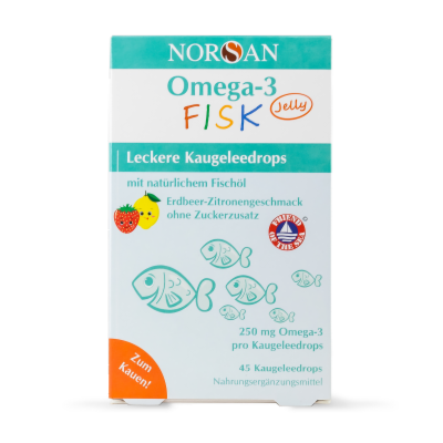 NORSAN GmbH NORSAN Omega-3 FISK Jelly f.Kinder Dragees 76,5 g 19052732