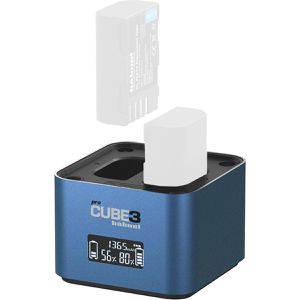 Hähnel ProCube3 Panasonic Kamera-Akku-Ladegerät, für Panasonic DMW-BLC12, BLF19, BLJ31 & BLK22, 2 Steckplätzen