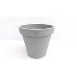 Pflanzkübel E&K, grau, rund Ø 80 cm, Pflanztopf Blumentopf Kübel XXL groß