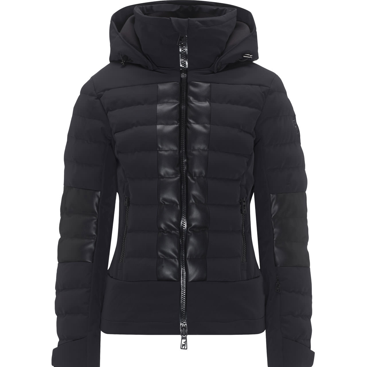 Toni Sailer Damen Skijacke LISBETH FAUX LEATHER black - 42