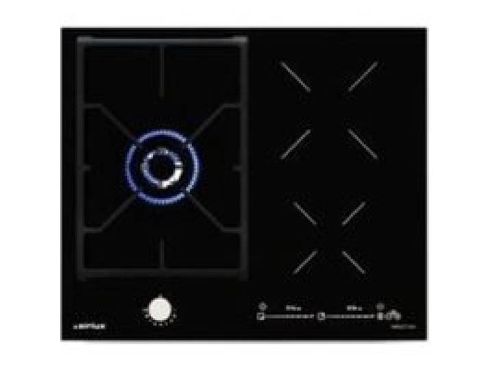 Plaque mixte - AIRLUX - ATGI612BK - Mixte induction & gaz - 3 foyers - Verre trempé