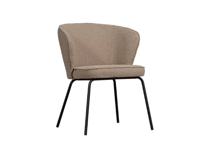 Design Esszimmerstuhl „Admito“ Bouclé Beige De Eekhoorn