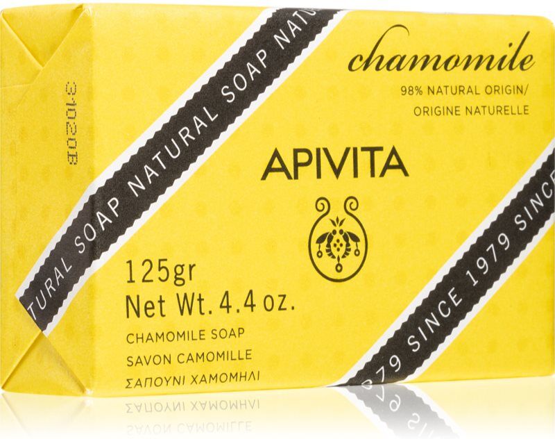 Apivita Natural Soap Chamomile cleansing bar 125 g