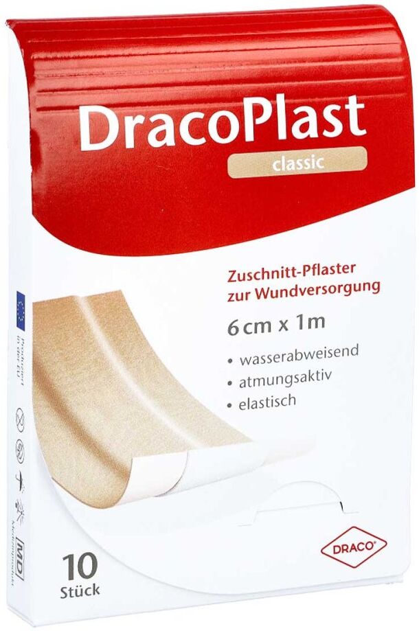 Dracoplast Classic Pflaster 1mx6cm 1stk