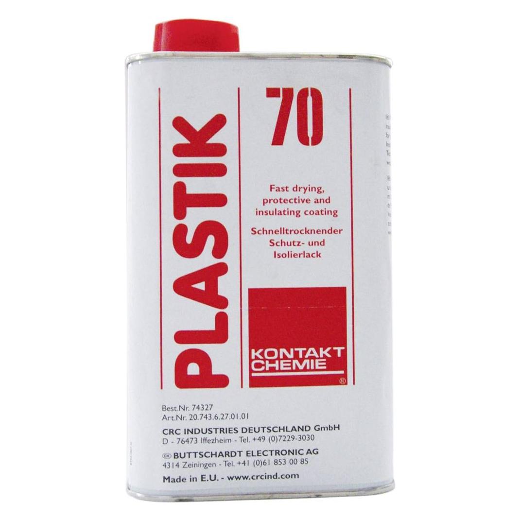 Kontakt Chemie Schutz- und Isolierlack PLASTIK 70, 1.000 ml (Klar, 0.00 l) (74327-AA)