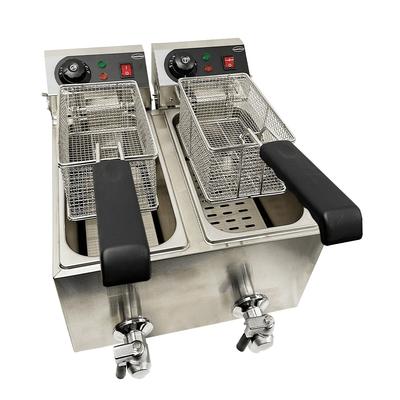 CombiSteel Elektro Tischfriteuse 2X4 L