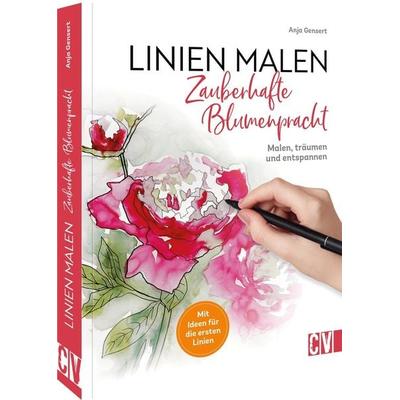 Linien malen – Zauberhafte Blumenpracht, Taschenbuch von Anja Gensert, Christophorus, 978-3-86230-457-8