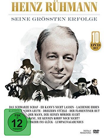 Heinz Rühmann - Heinz Rühmann - Seine größten Erfolge [10 DVDs] - Preis vom 11.10.2026 03:10:56 h