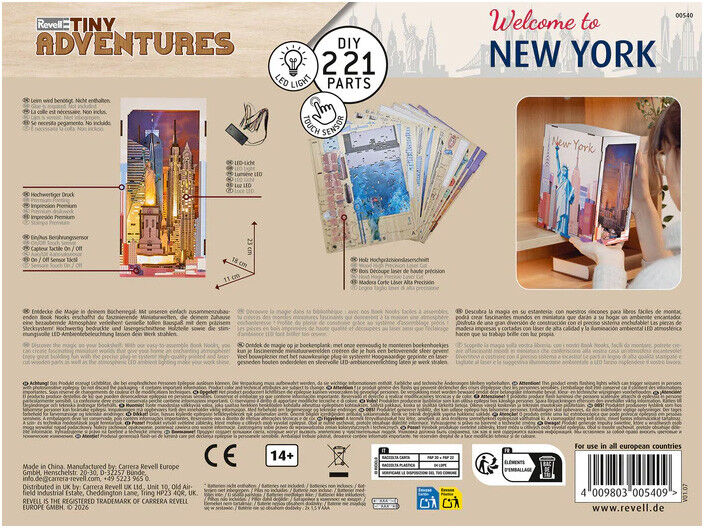 Book Nook Tiny Adventures : New York - Revell