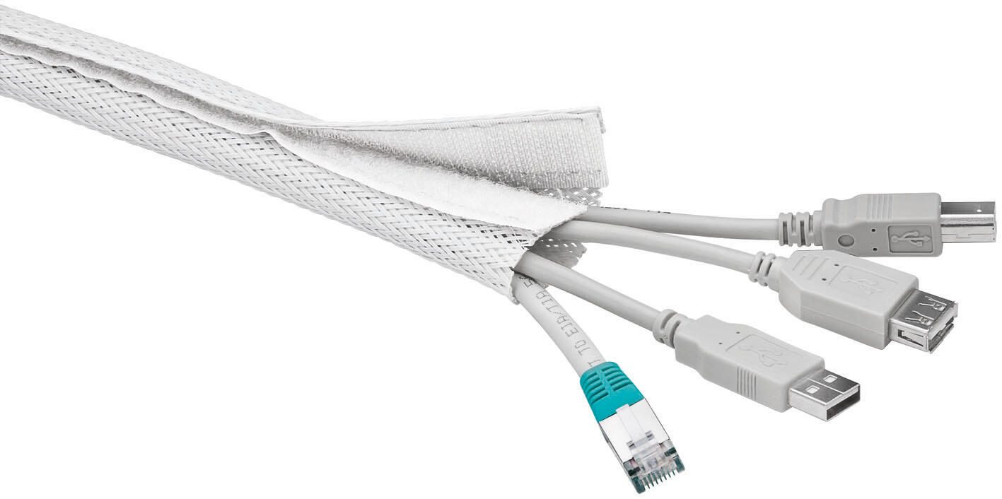 goobay Kabelmantel CM WireSleeve weiß 51918
