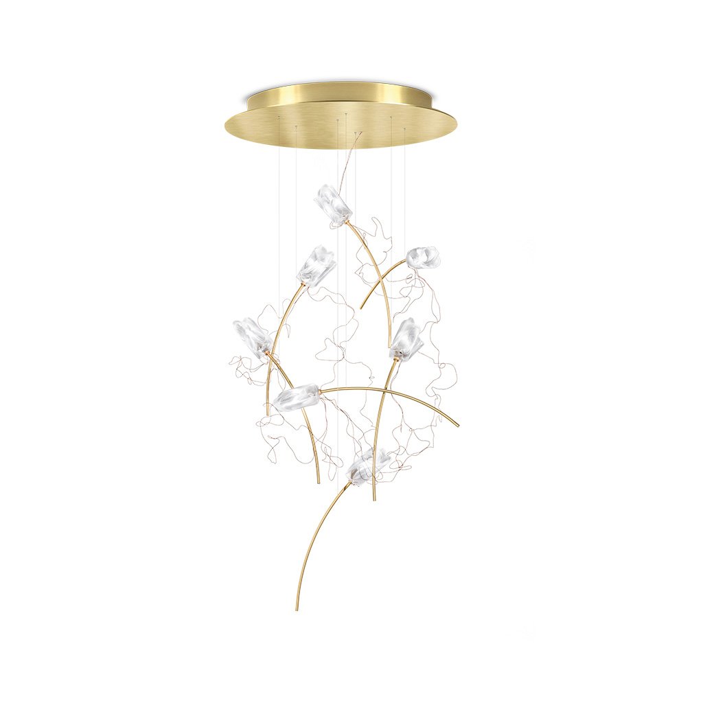 Slamp Tulip 7 Round Pendelleuchte TULSM00PRS03CLDRNCEU