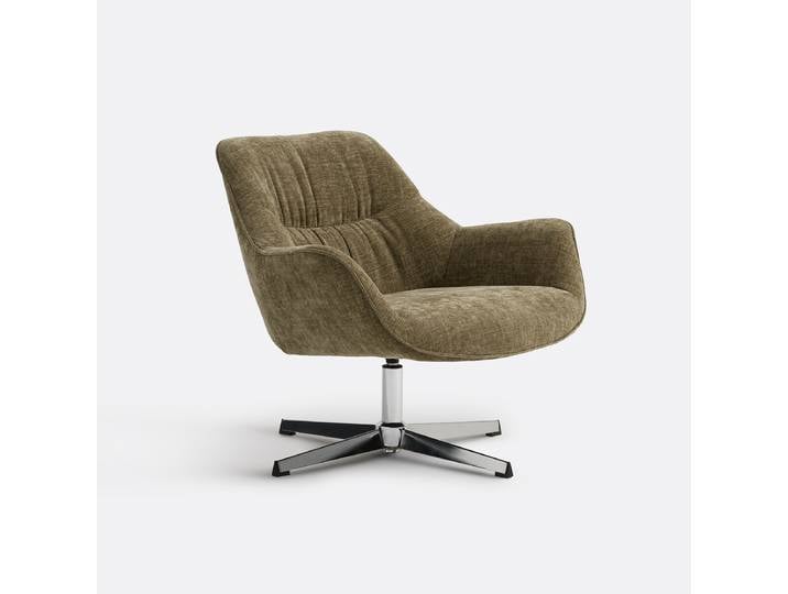 LA REDOUTE Fauteuil pivotant, tissu texturé, HEMMO Vert Kaki