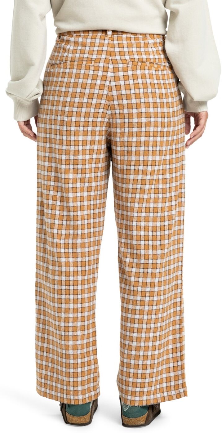 Stoffhose QUIKSILVER "Penarek", Damen, Gr. 28M, Normalgrößen, braun (chocolate braun penarek), Obermaterial: 100% Baumwolle., Hosen Stoffhose