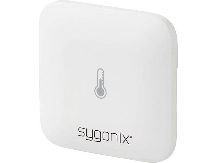 Sygonix SY-6052186 Temperatuursensor en luchtvochtigheidssensor Wit