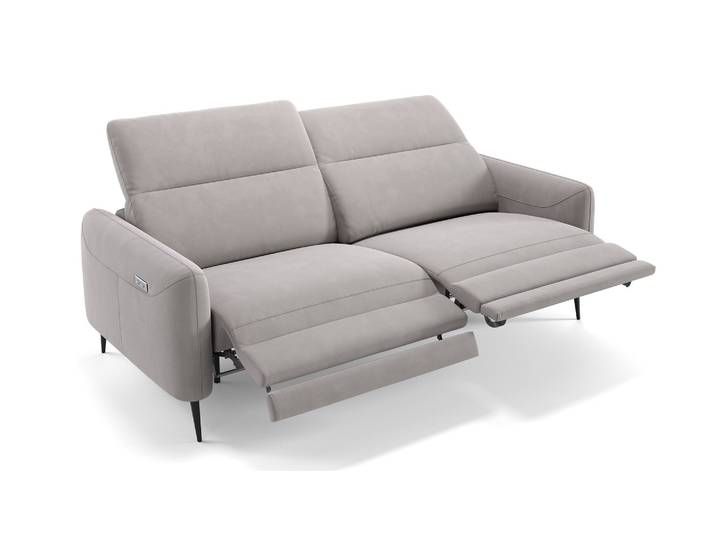 Stoff Relaxsofa MESSINA 3-Sitzer Funktionscouch Designer Couch