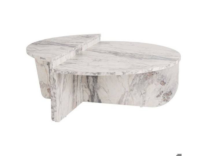 CALICOSY - Lot de 2 tables basses L90 cm - ORION - Marbre