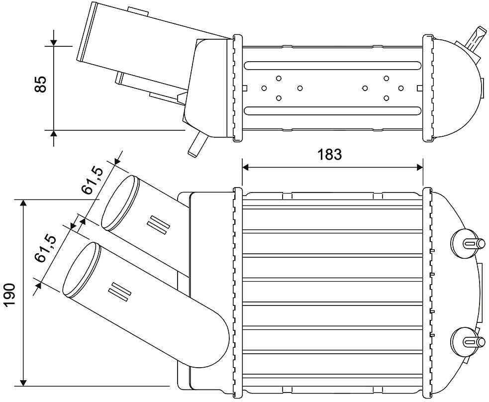 Valeo Ladeluftkühler 881576 Für Renault