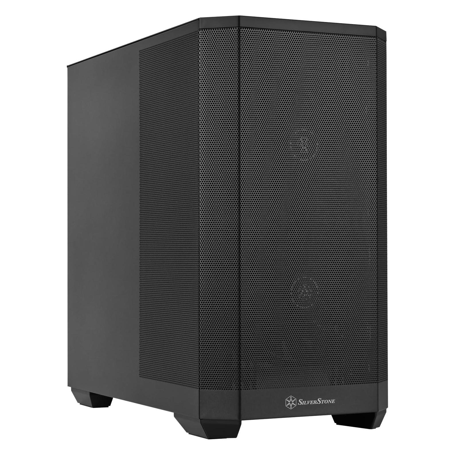 Silverstone Technology SETA H2M Kompatibel mit Motherboards mit nach hinten gerichtetem Anschluss,SS (ATX) (SST-SEH2M-B)