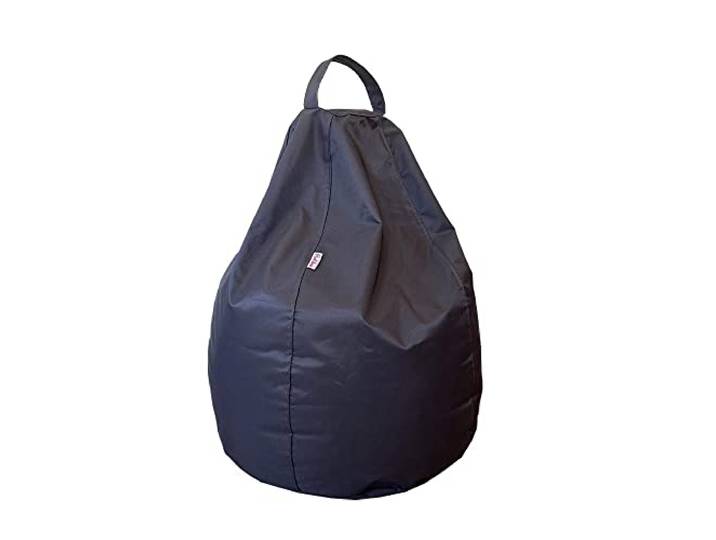 RED DECO Sitzsack Porto, Grau, Stoff, one Size