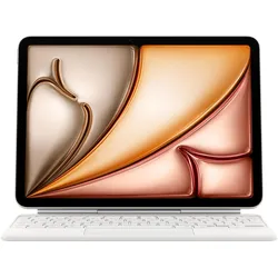 Apple Magic Keyboard (DE, Apple iPad Air 11 2024, Apple iPad Air 11 2025, Apple iPad Air 2020, Apple iPad Air 2022), Tablet Tastatur, Weiss