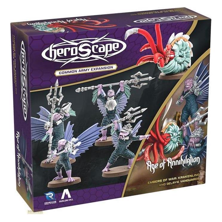 Renegade Heroscape Armeeerweiterung Embers of War: Krakenling & Gelryie Vanguards *Englische Version* (Englisch, 2 - 4 Spieler) (RGS02839)