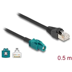 Delock Kabel HSD Z Buchse zu RJ45 Stecker 0,5 m