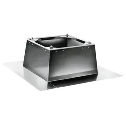 Wolf Flachdachsockel ZBS Gr C ? Nennweite 600 ? Außen Aluminium ? Innen Stahl ? ...