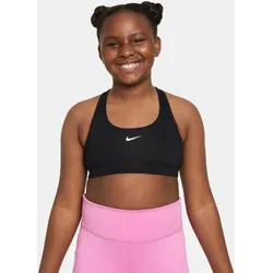 NIKE Swoosh Sport-BH Mädchen 010 - black/white XL+ (156-166 cm)