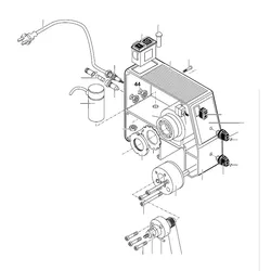 PROXXON 24400-01-44 Mutter für Zugentlastung für Drehmaschine PD400