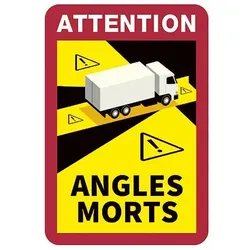 KFZ-Warnmarkierung "Angles Morts" (Toter Winkel) für LKW