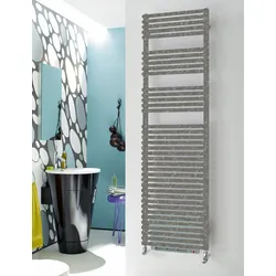 Zehnder Forma Air Design-Heizkörper elektrisch, 1230x126x496 mm, Grau Aluminium