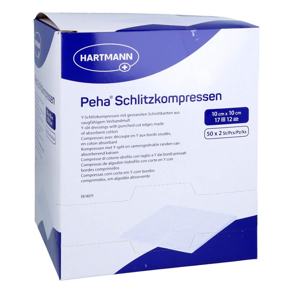 PAUL HARTMANN AG Peha Schlitzkompressen 10x10 Cm Steril 18445754