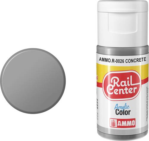 Rail Center AMMO.R-0026 Modellbau-Farbe Acryl, Beton matt 20ml