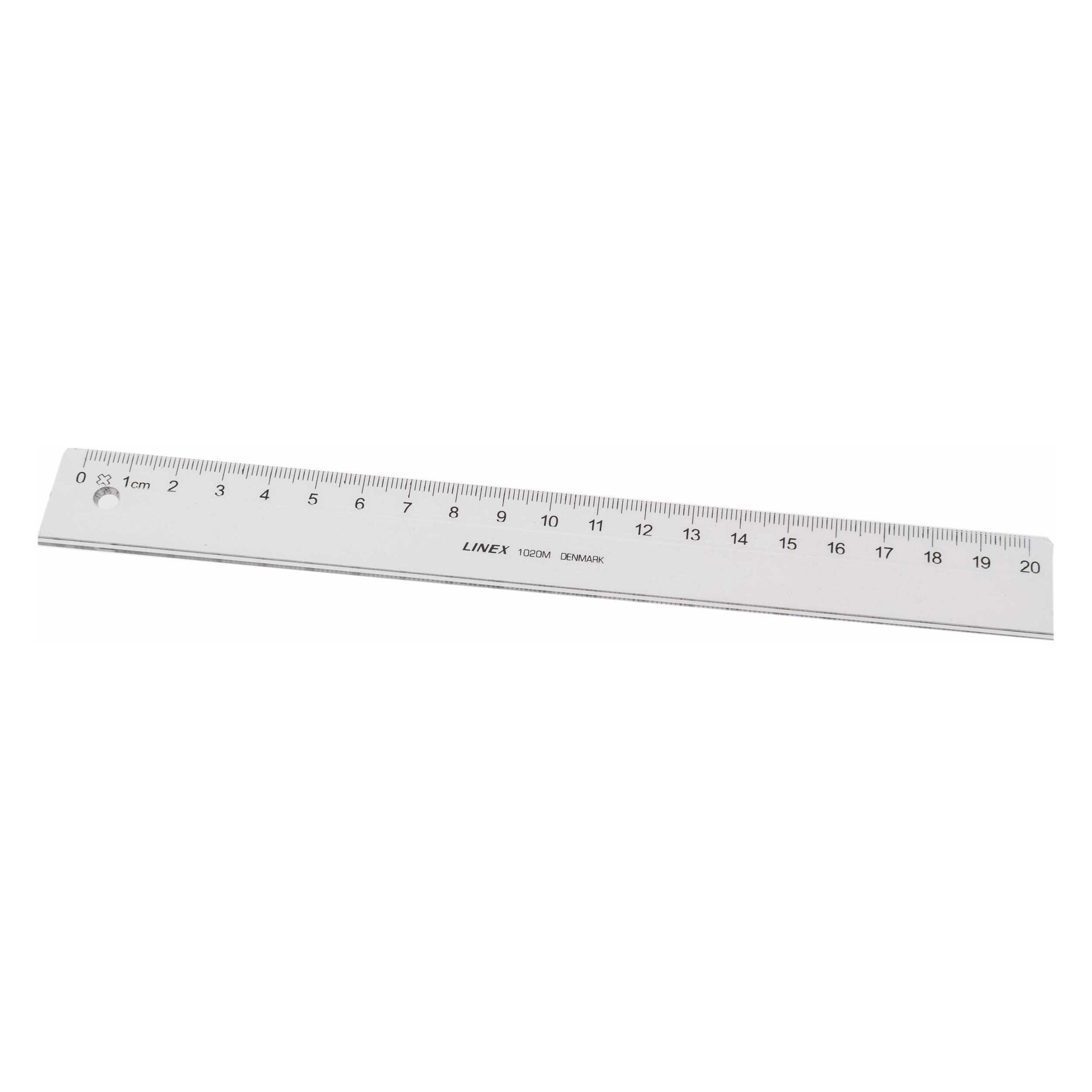 Linex Lineal mit Tuschekante (20 cm, Kunststoff) (85100L)