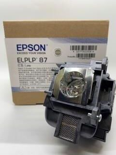 Epson Original Lamp & Housing for The Powerlite 520 Projector - 1 Year Warranty