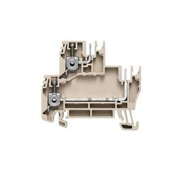 Weidmüller 1034400000 Durchgangsreihenklemme Schrauben Dunkelbeige 100 St.