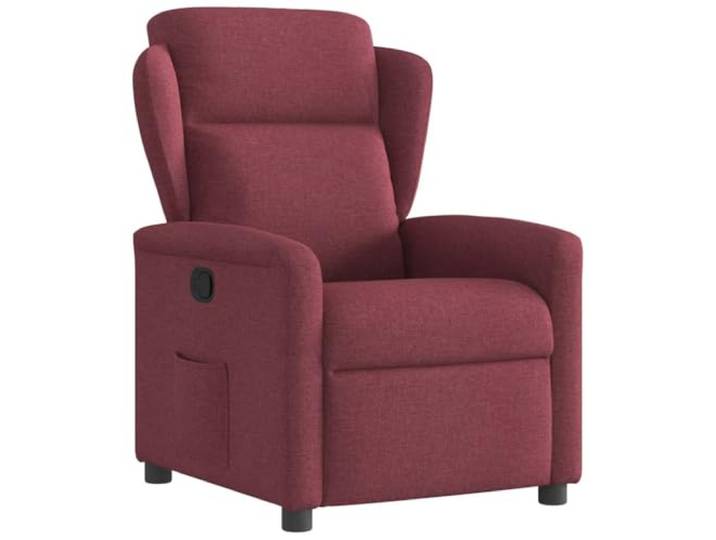 Heofavd Relaxsessel Stoff Manuell Verstellbar TV Sessel Weinrot