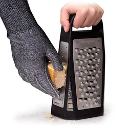Microplane Elite Turmreibe + Schutzhandschuh