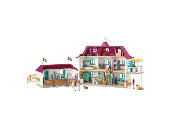 Schleich® Actionfigur Schleich Horse Club Lakeside Pferdehof, Spielgebäude