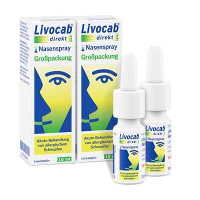 2x Livocab direkt Nasenspray 2x10 ml