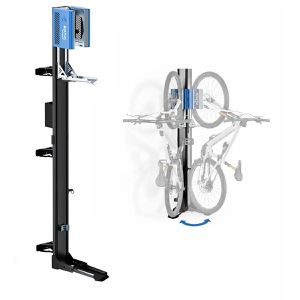 Güde Fahrrad-Wandhalterung GFL32 S, automatischer Fahrradlift, 32kg Tragkraft, vertikal, mit Ladegerät-Halterung, schwenkbar