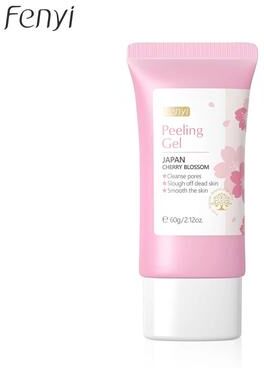Inspired Finds Sakura Deep Cleansing Exfoliating Gel Brightening, Moisturizing Facial Scrub For Smooth & Radiant Skin (60g) 1pc