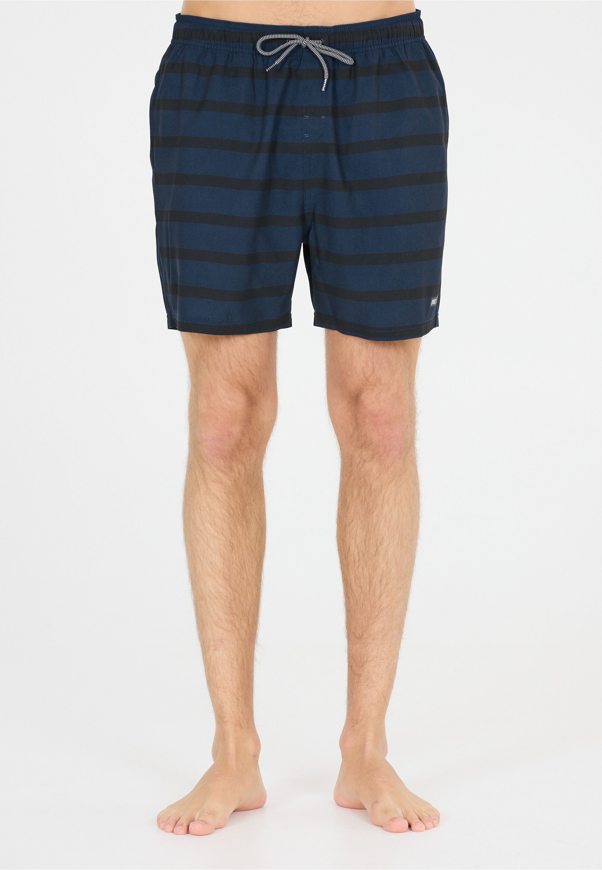 Badeshorts CRUZ "Danyel", Herren, Gr. XL, US-Größen, blau, Elasthan, Polyester, gestreift, Badehosen Badeshorts, Aus atmungsaktivem Material