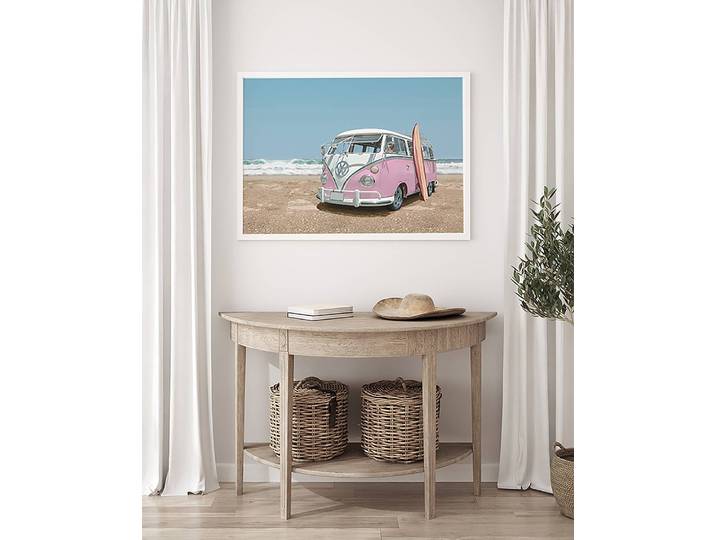 Bild Surf and Drivew Buche Massiv, lackiert Acrylglas Multicolor 63 x 83cm