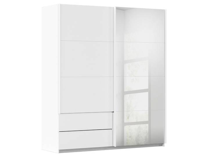 Schwebetürenschrank 181/210/62 cm Weiss