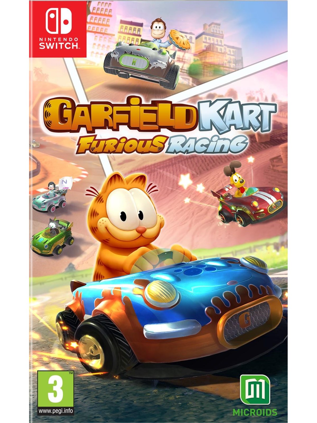 Garfield Kart Furious Racing (Code in a Box) - Nintendo Switch - Rennspiel - PEGI 3