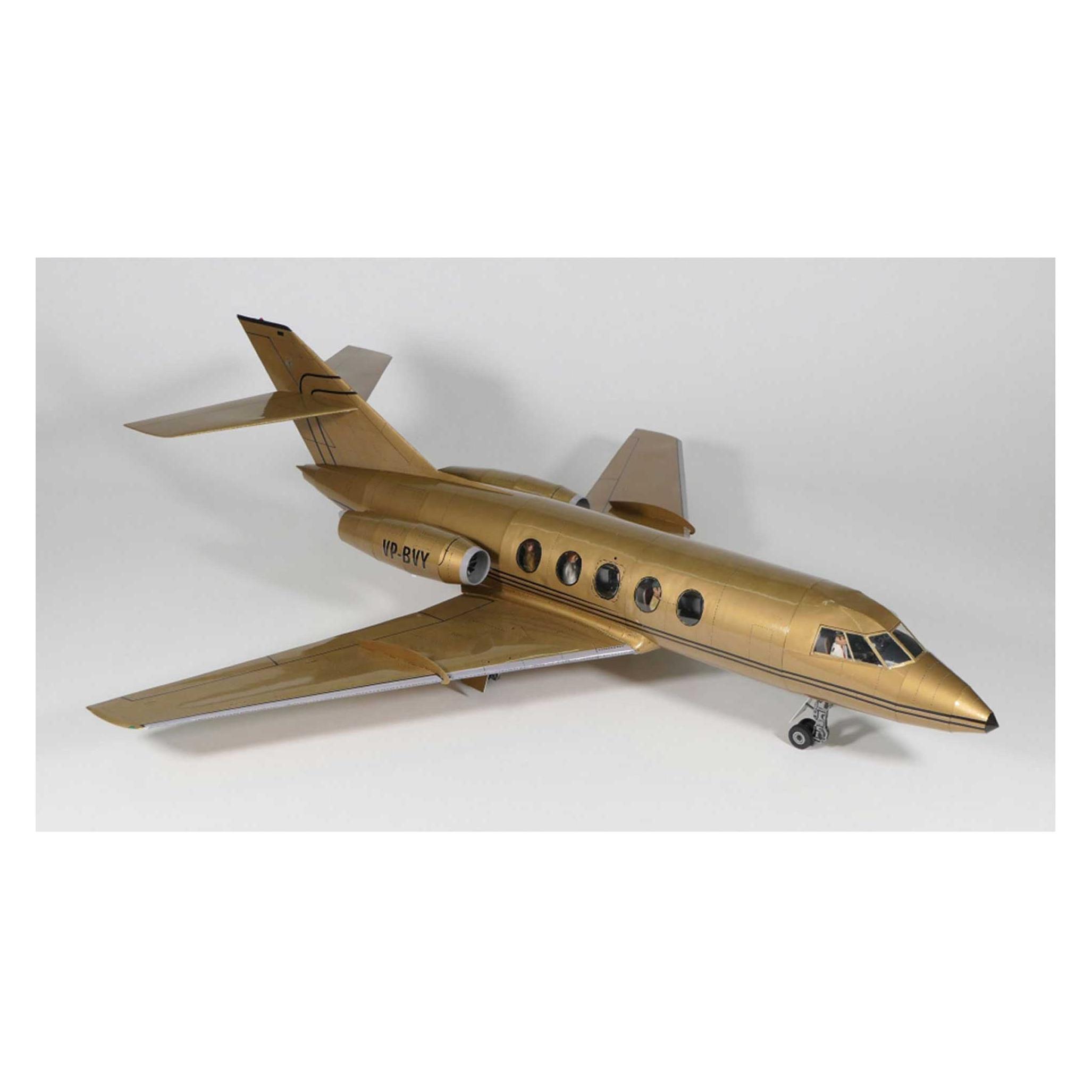 Geli dassault falcon mattgold kartonmodell (34050)