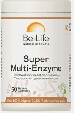 BE-LIFE SUPER MULTI ENZYME 60 CAPSULAS