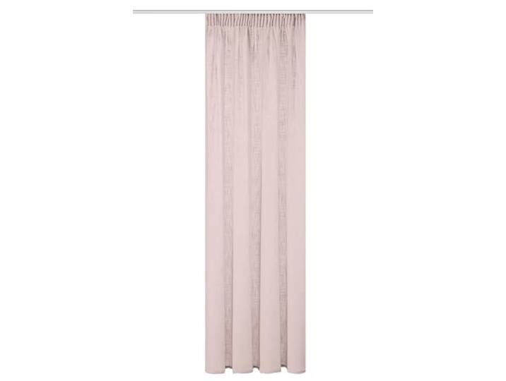 HOMEbasics 080530 Softy Rideau combiné Semi-Transparent Rose 160 x 140 cm Quantité : 1
